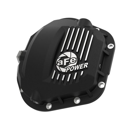 AFE POWER PRO SERIES DANA 60 FRONT DIFFERENTIAL COVER BLACK W/ MACHINED FINS 46-71100B